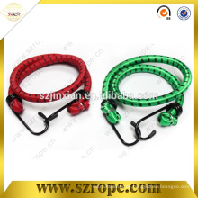 Großhandel farbige elastische Gummischnur, Gepäck elastisches Seil mit Haken